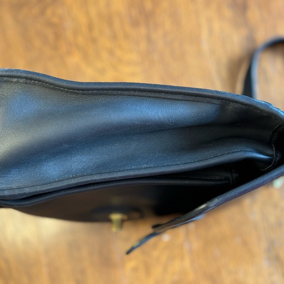 Vintage Coach Beekman Black Briefcase Laptop Bag with Brass Hardware C7C-5266 - Picture 11 of 16